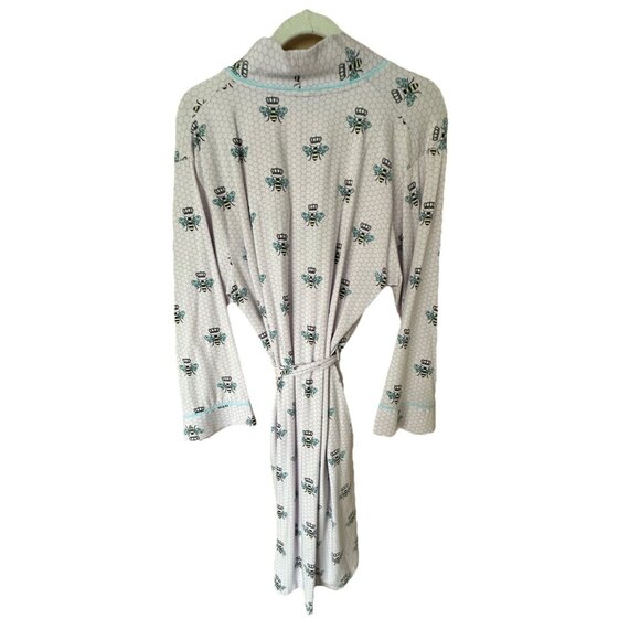 The Cat's Pajamas Queen Bee Robe Size Small / Med $136 Soft 100% Cotton Peru EUC - Picture 3 of 7